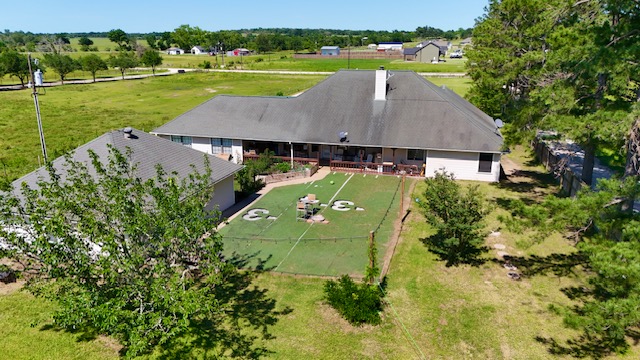 1152 McNutt Road Franklin, TX 77856 - Photo 27 of 38 an aerial view of a house with big yard