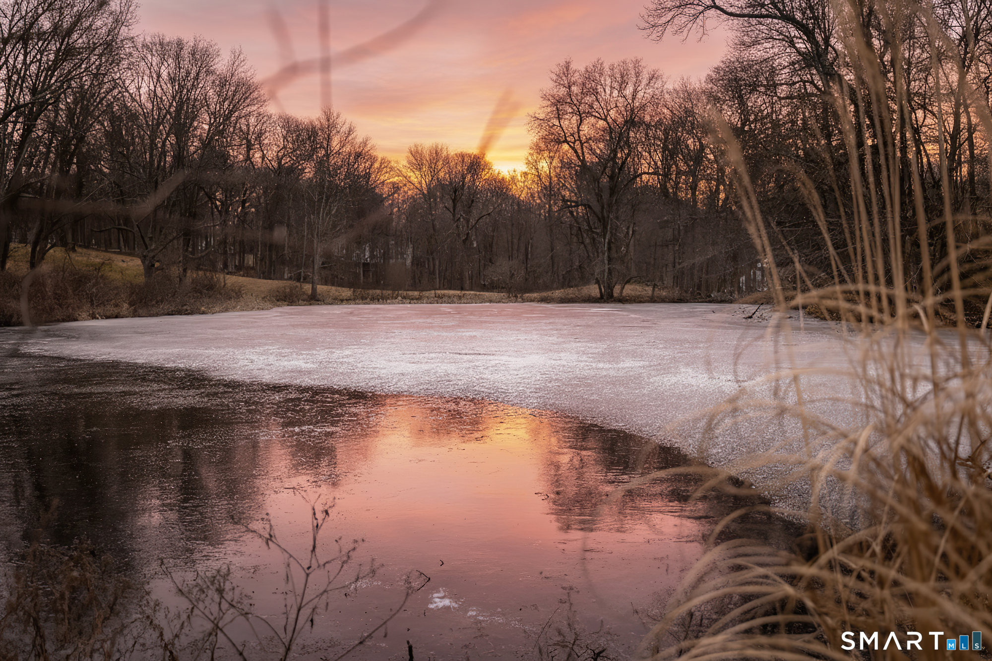 77 Golf Lane Ridgefield, CT 06877 - Photo 13 of 41 Pond at twilight off of the backyard.