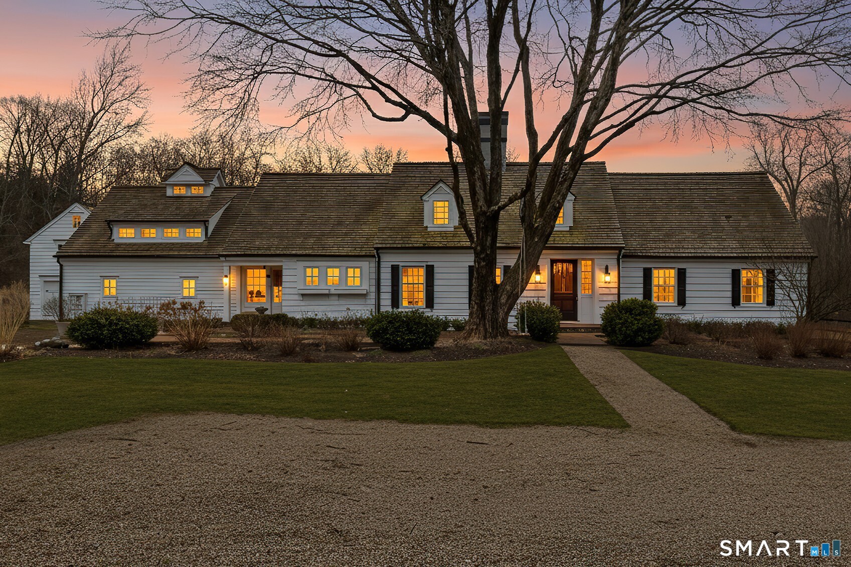 77 Golf Lane Ridgefield, CT 06877 - Photo 38 of 41 Twilight at 77 Golf Lane.