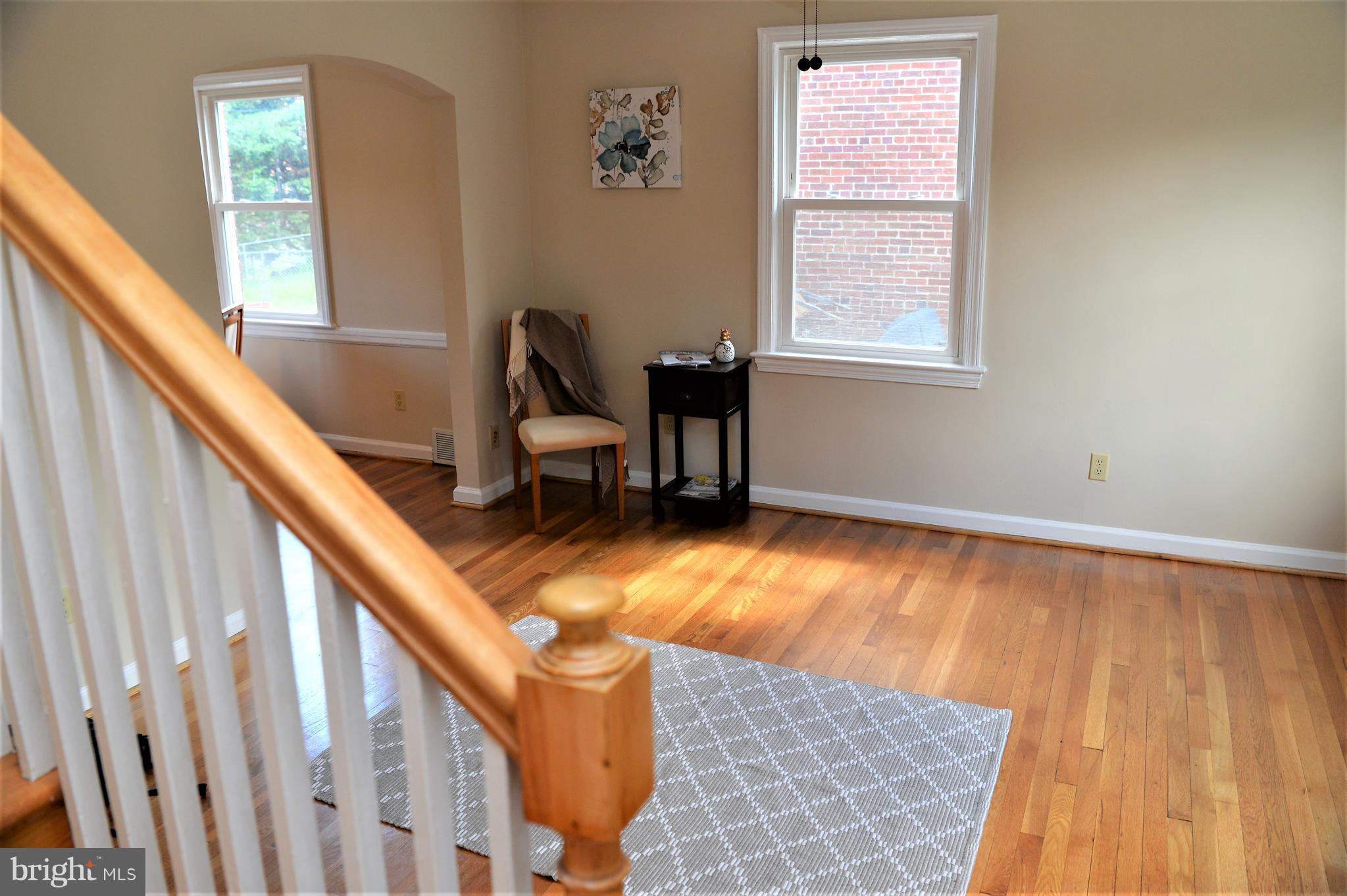 303 South Courthouse Road Arlington, VA 22204 - Photo 8 of 27 Staircase leading upstairs to the living quarters