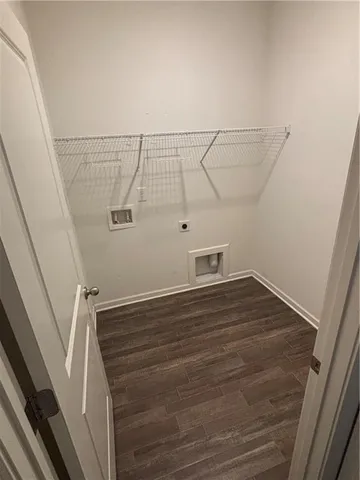 a view of cabinets and window