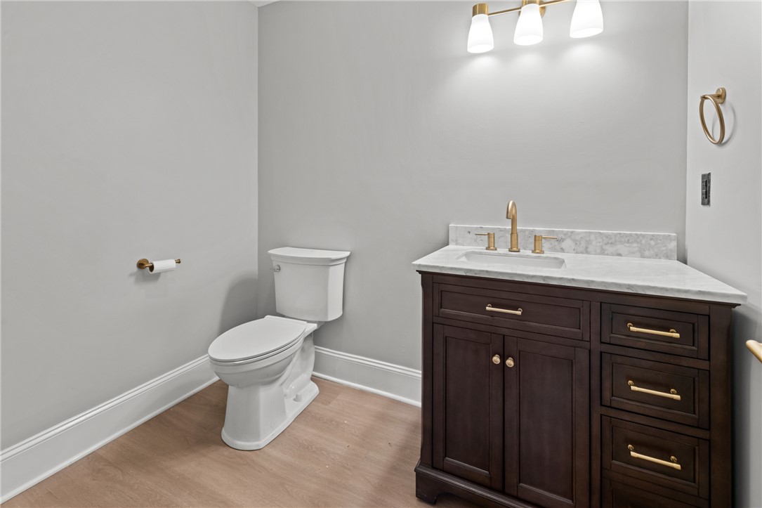 309 Woodland Way Clemson, SC 29631 - Photo 16 of 43 This sleek bathroom features contemporary fixtures and durable flooring for modern comfort.
