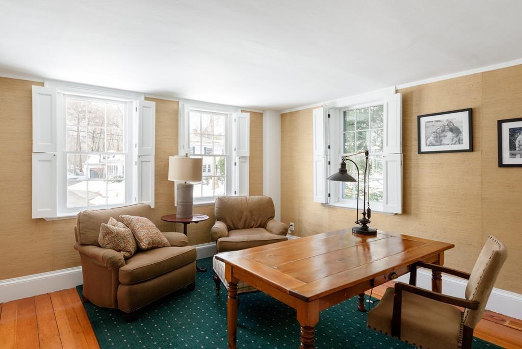 44 Middle Street Hingham, MA 02043 - Photo 10 of 23 a living room with furniture and a large window