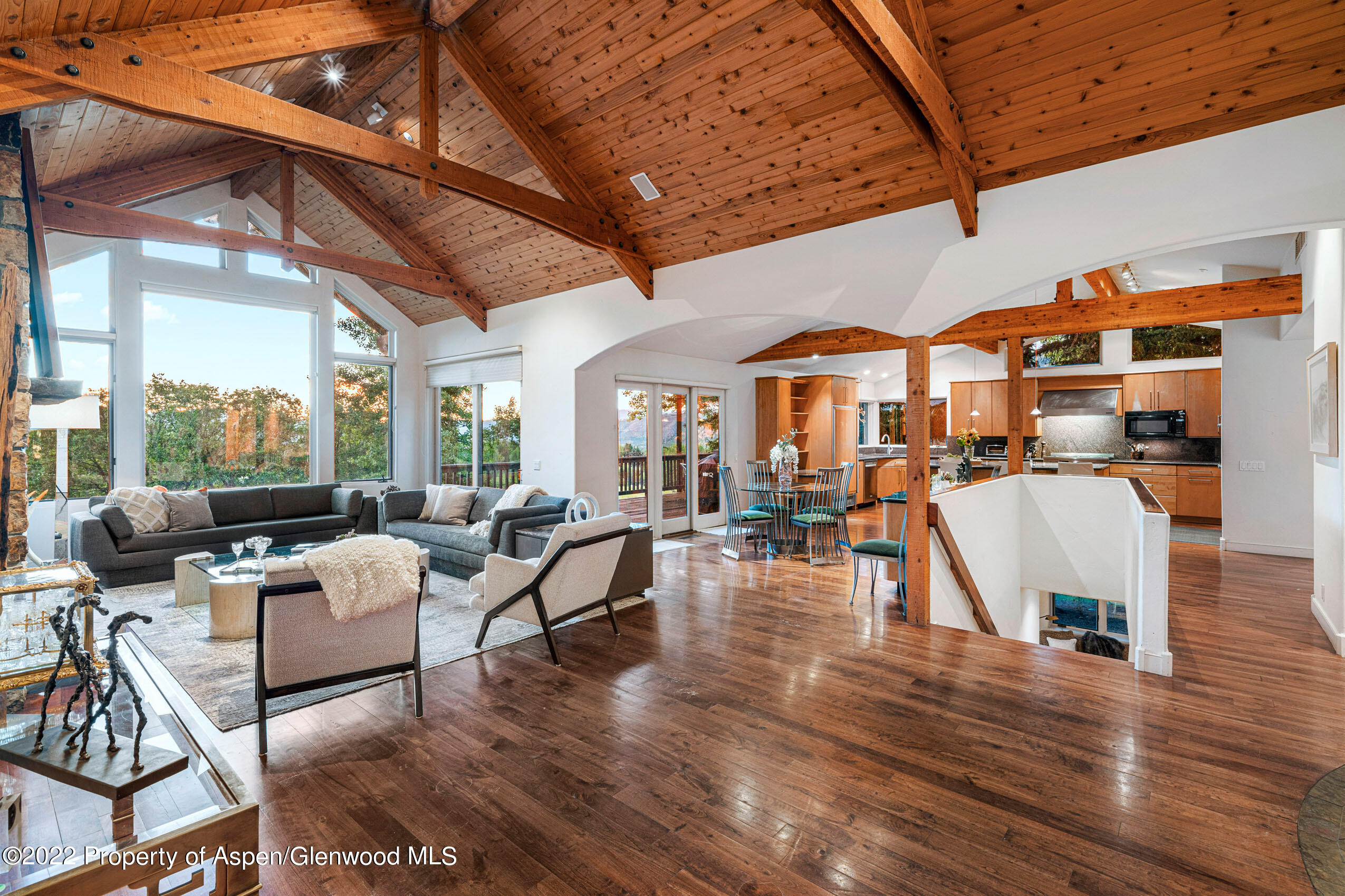 61 Primrose Path Aspen, CO 81611 - Photo 17 of 48 a outdoor space with lots of tables and chairs