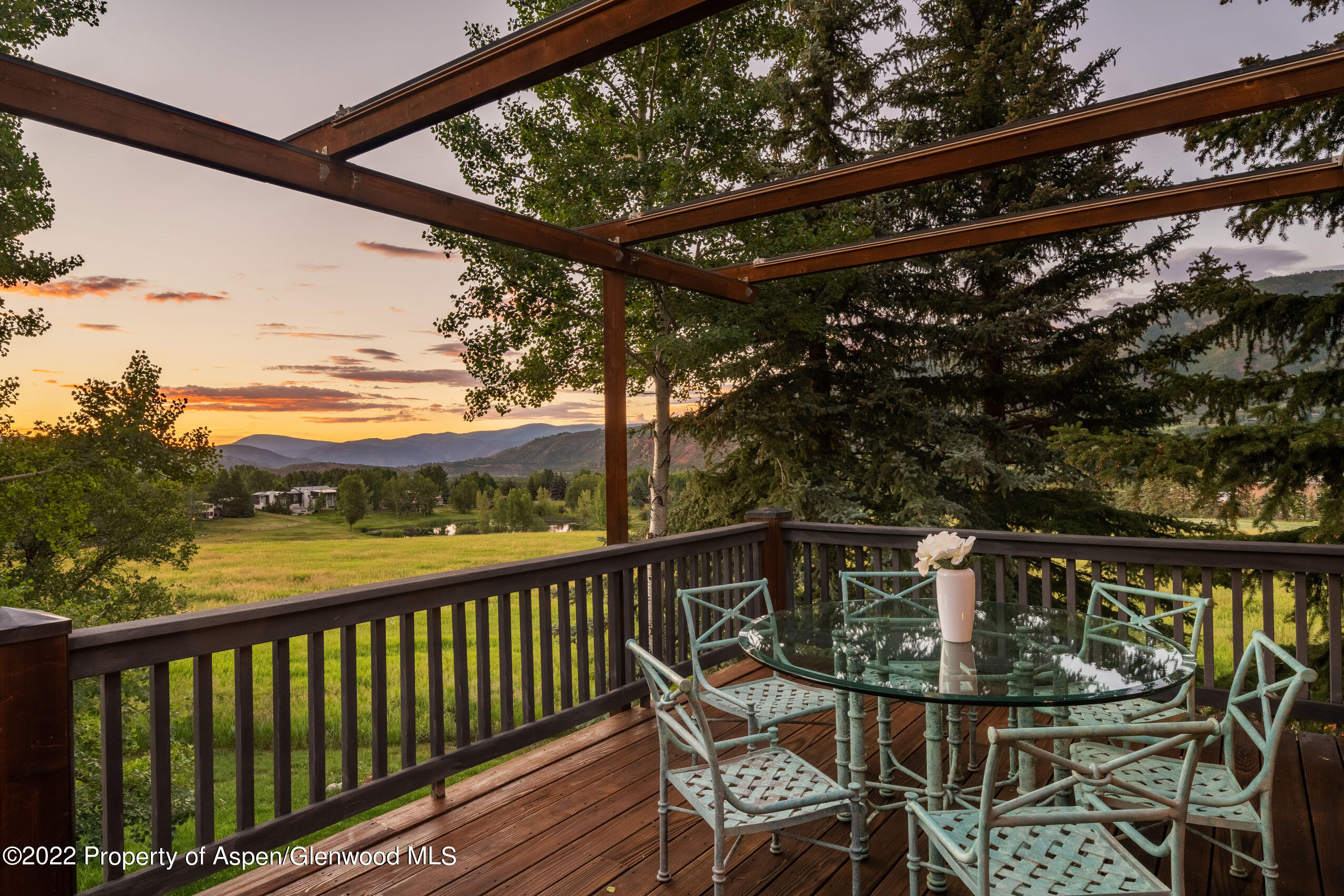 61 Primrose Path Aspen, CO 81611 - Photo 2 of 48 a view of a balcony with chairs
