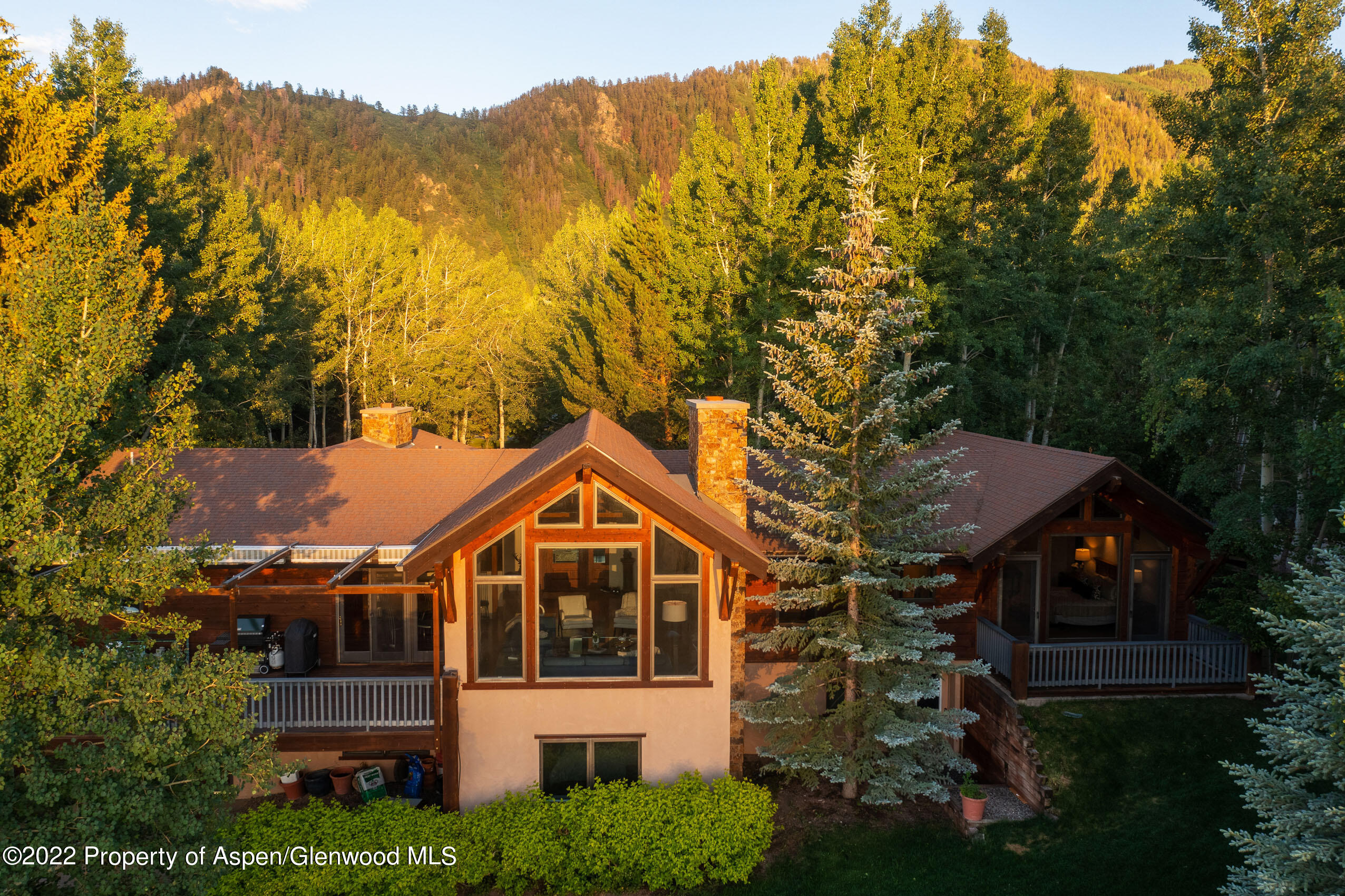 61 Primrose Path Aspen, CO 81611 - Photo 24 of 48 an aerial view of a house