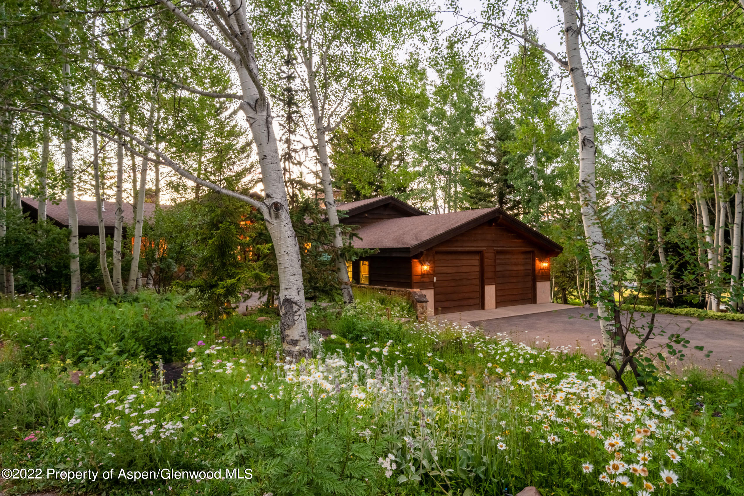61 Primrose Path Aspen, CO 81611 - Photo 25 of 48 a view of backyard of house with green space