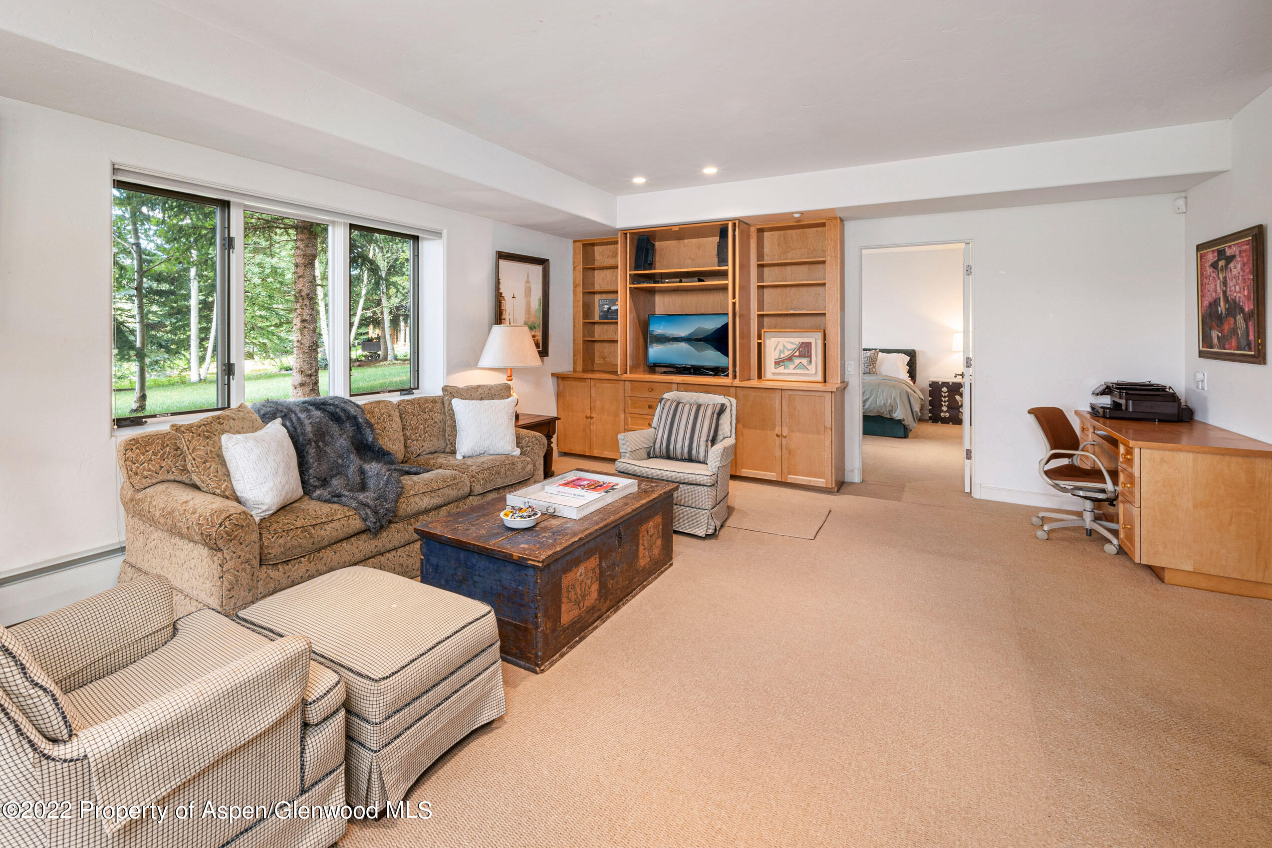61 Primrose Path Aspen, CO 81611 - Photo 28 of 48 a living room with furniture and a large window