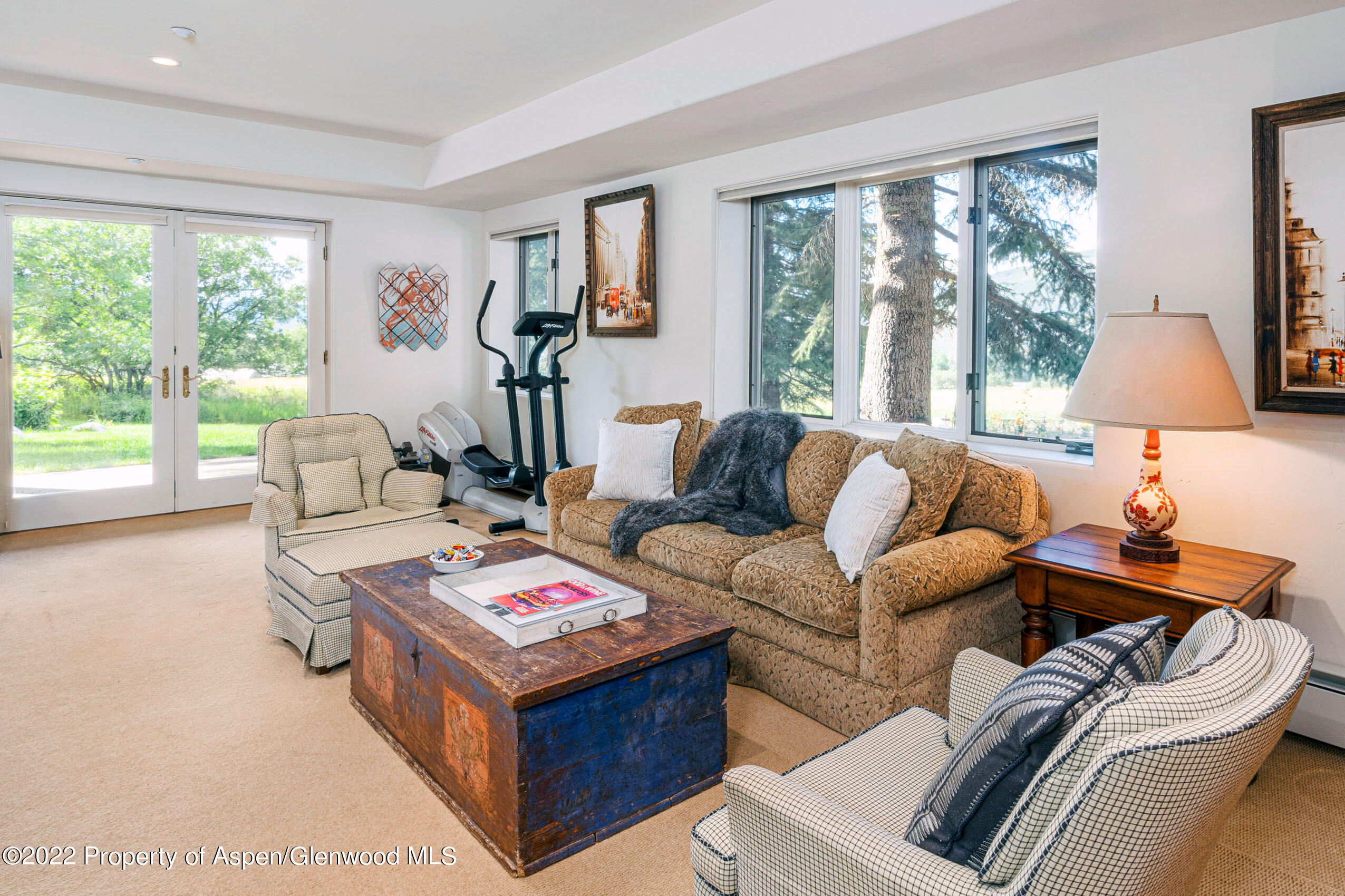 61 Primrose Path Aspen, CO 81611 - Photo 35 of 48 a living room with furniture and a large window