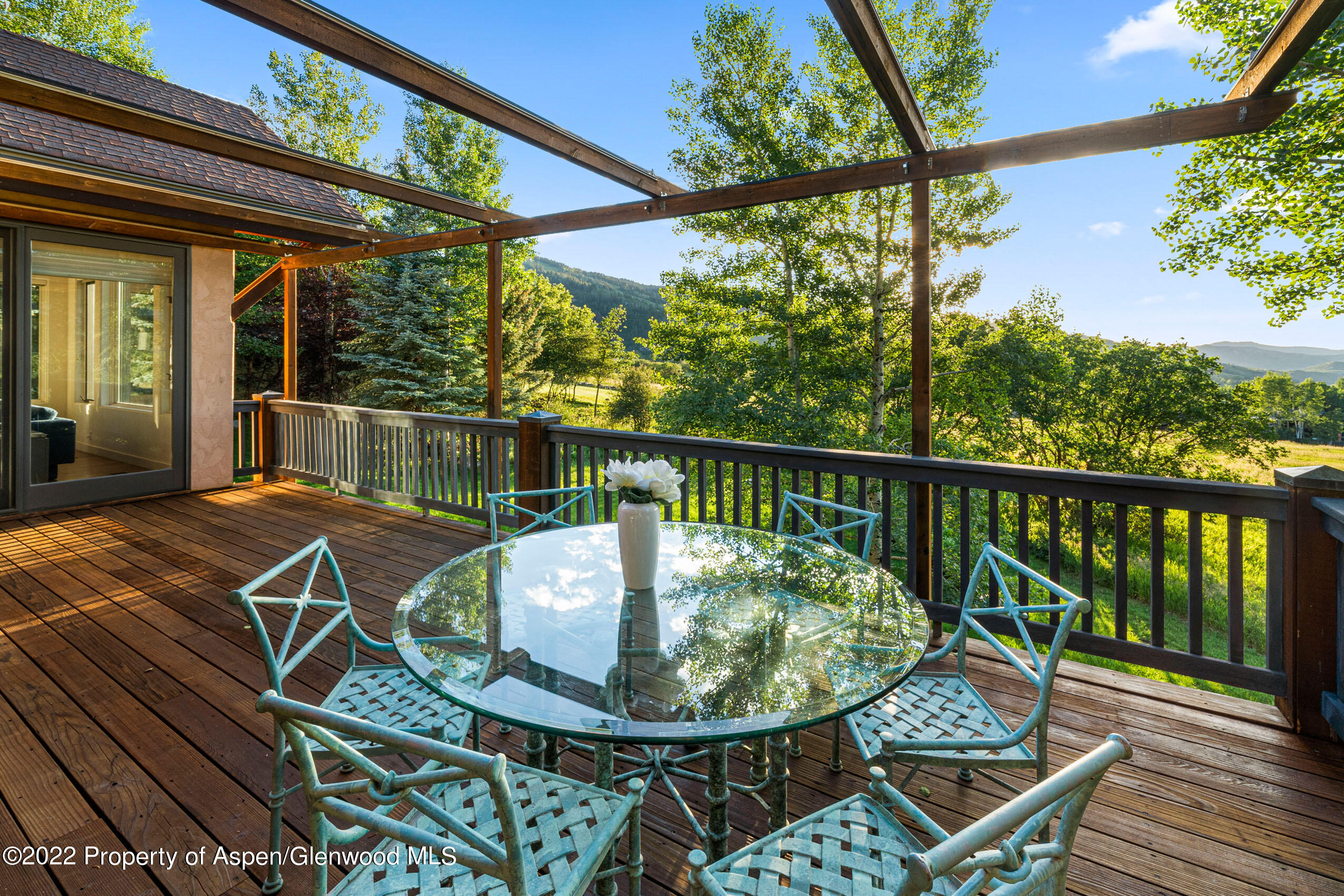 61 Primrose Path Aspen, CO 81611 - Photo 37 of 48 a view of a balcony with furniture