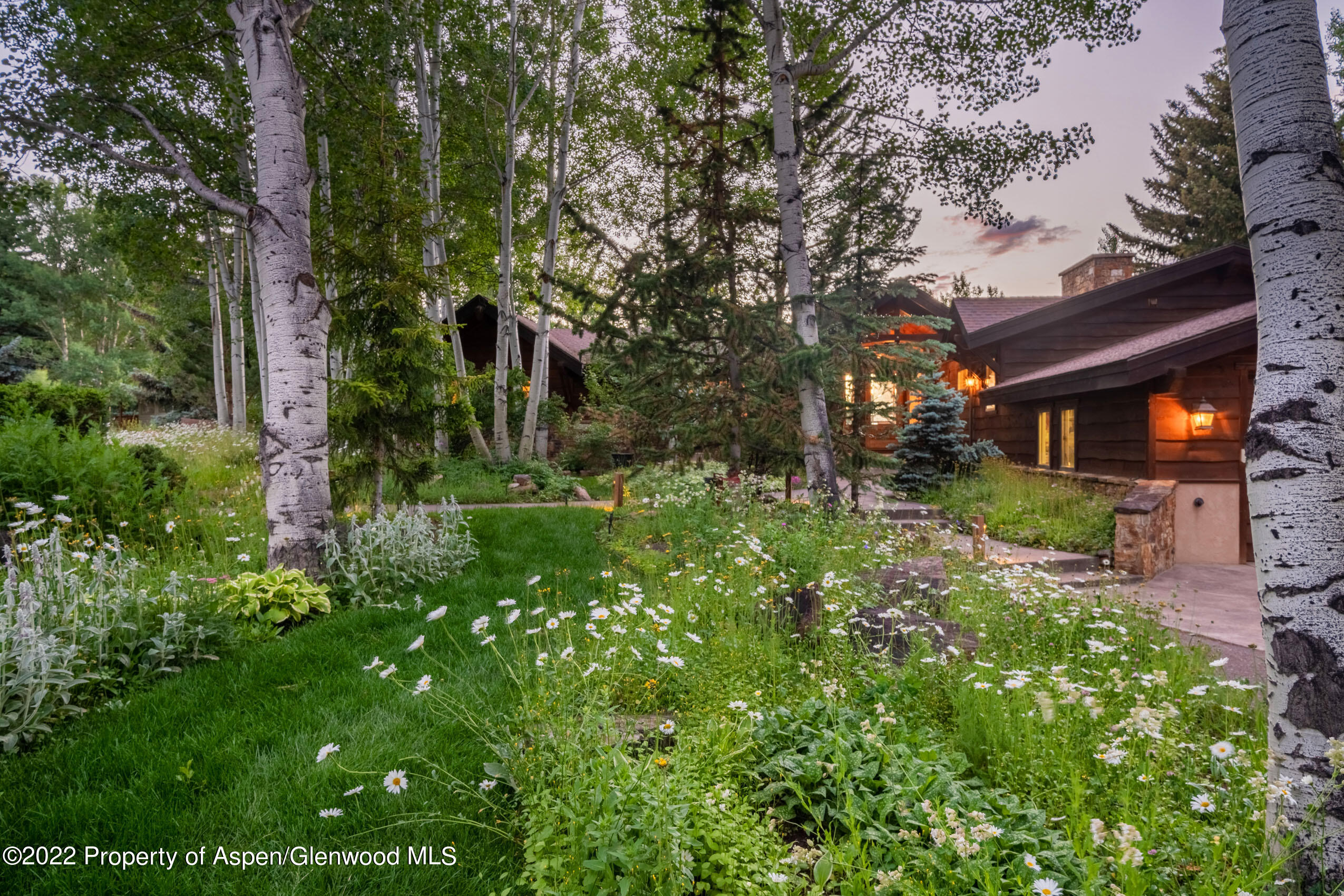 61 Primrose Path Aspen, CO 81611 - Photo 7 of 48 a backyard of a house with lots of green space