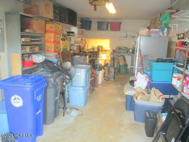 a view of storage and utility room
