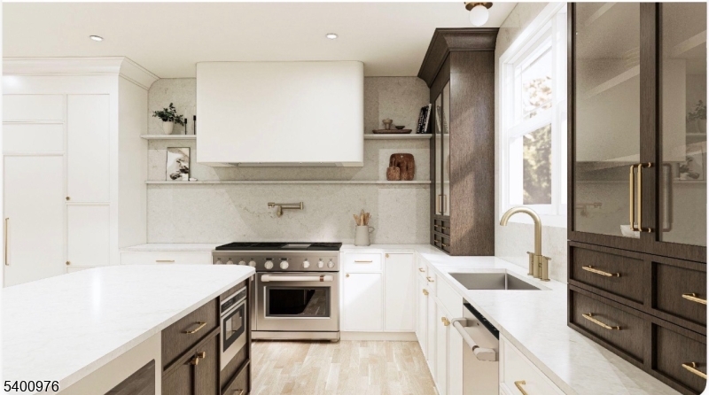 43 Orchard Road Florham Park, NJ 07932 - Photo 11 of 36 a kitchen with a sink stove and refrigerator