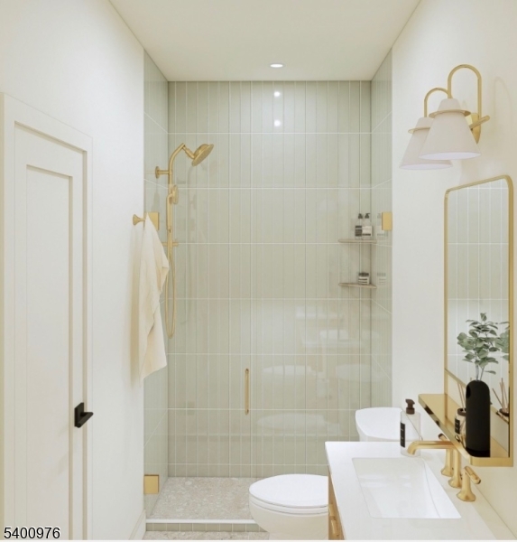 43 Orchard Road Florham Park, NJ 07932 - Photo 20 of 36 a bathroom with a sink toilet and shower