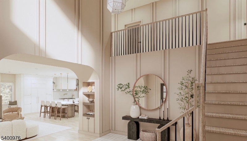 43 Orchard Road Florham Park, NJ 07932 - Photo 5 of 36 a view of a hallway and wooden floor with entryway