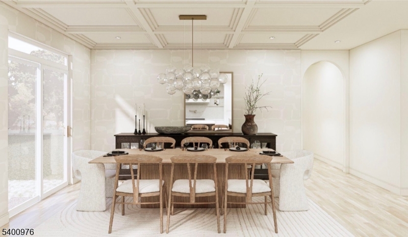 43 Orchard Road Florham Park, NJ 07932 - Photo 8 of 36 a view of a dining room with furniture and wooden floor