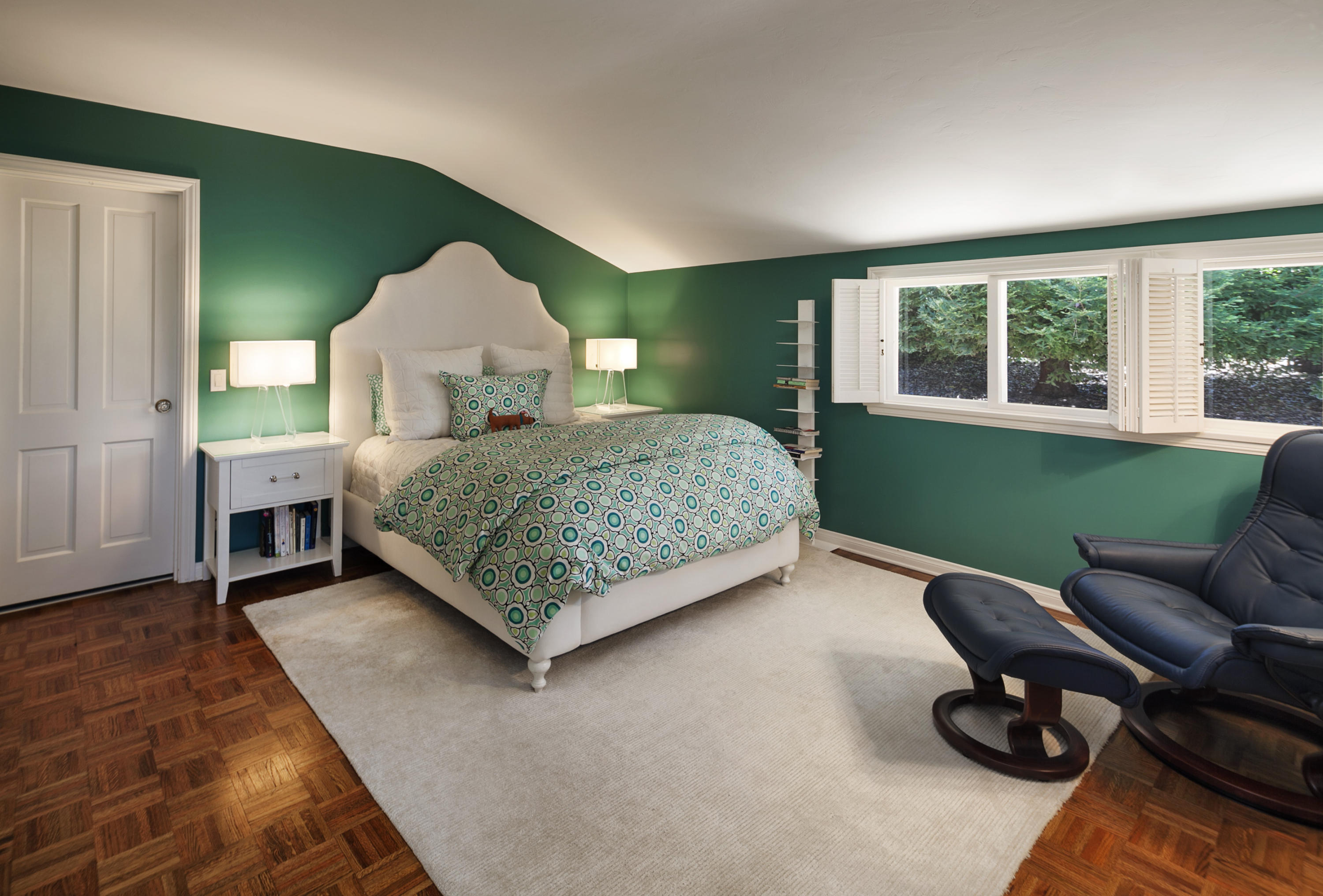 145 La Vereda Road Montecito, CA 93108 - Photo 11 of 17 a bedroom with a bed chair and window