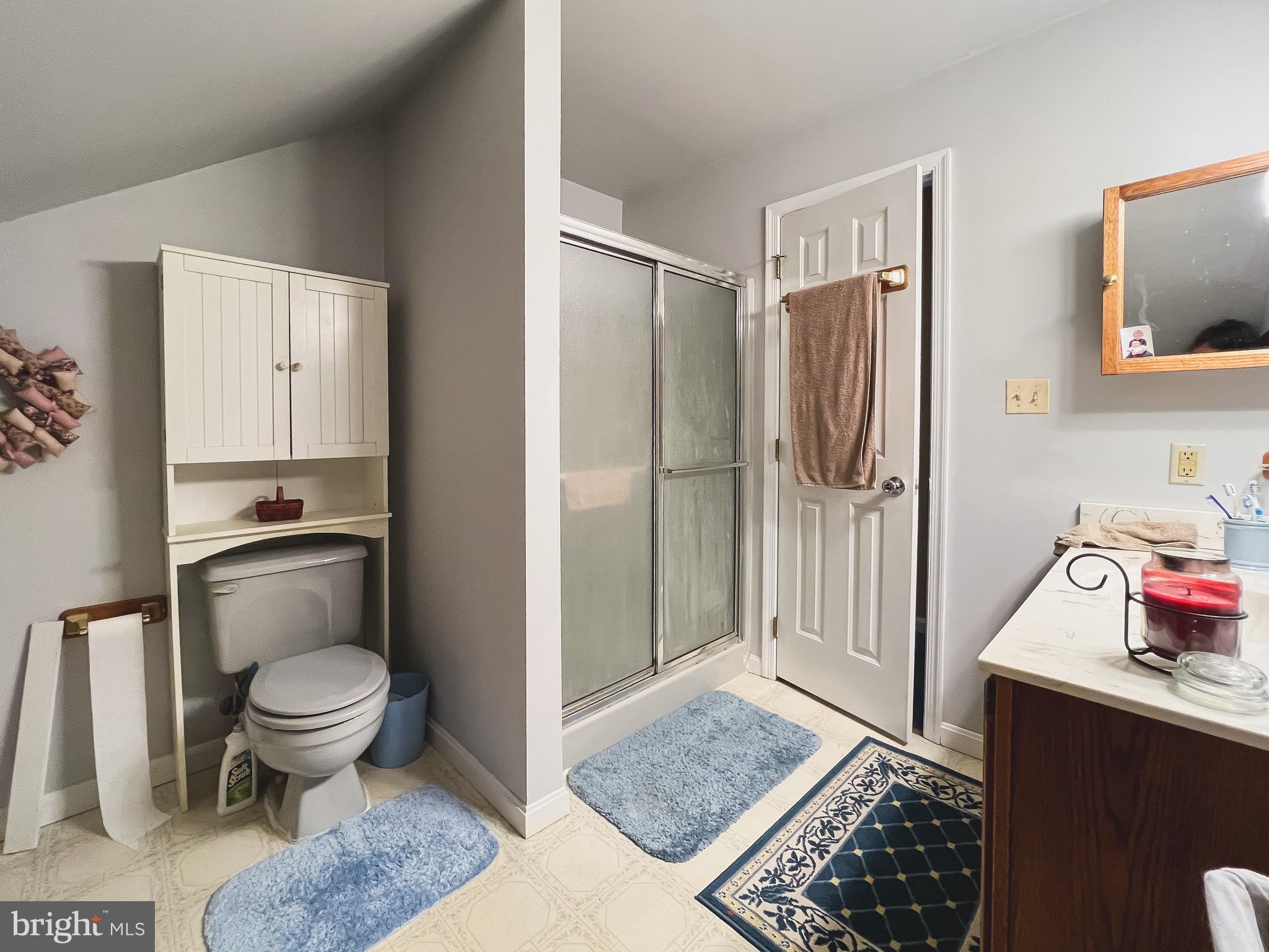 890 Carson Road Huntingtown, MD 20639 - Photo 39 of 64 a bathroom with a sink toilet and shower