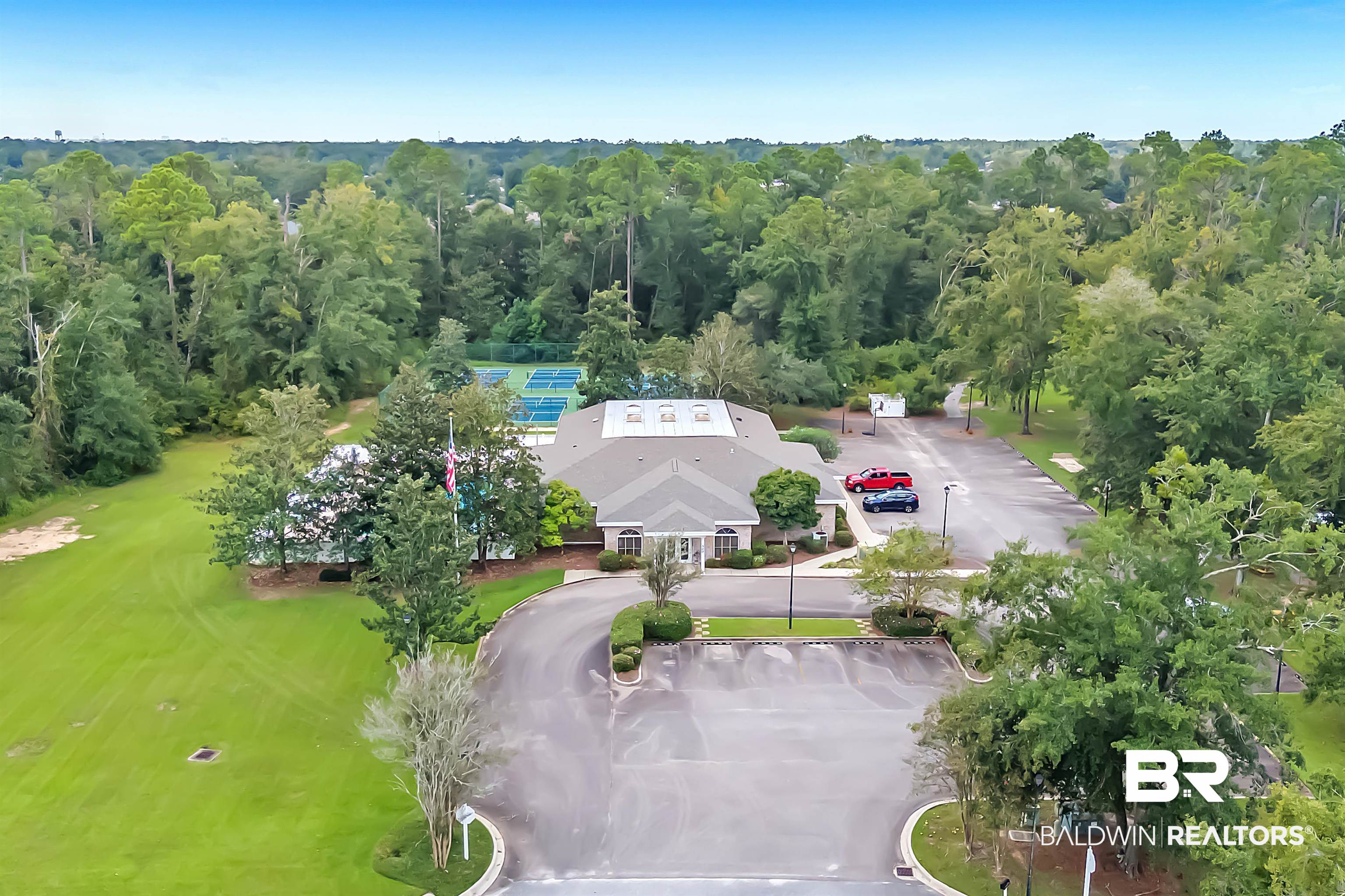 185 Mark Twain Loop Foley, AL 36535 - Photo 47 of 54 Aerial view of clubhouse