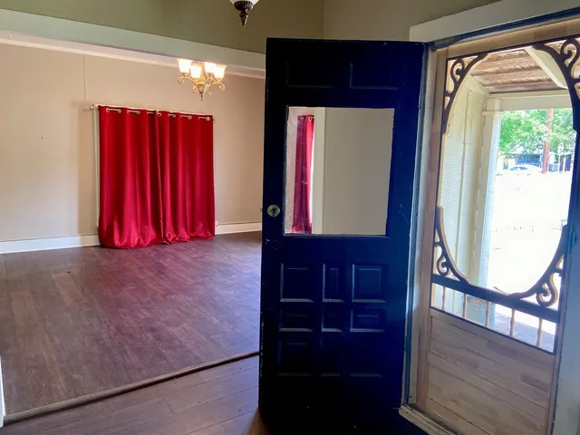 a view of a living room