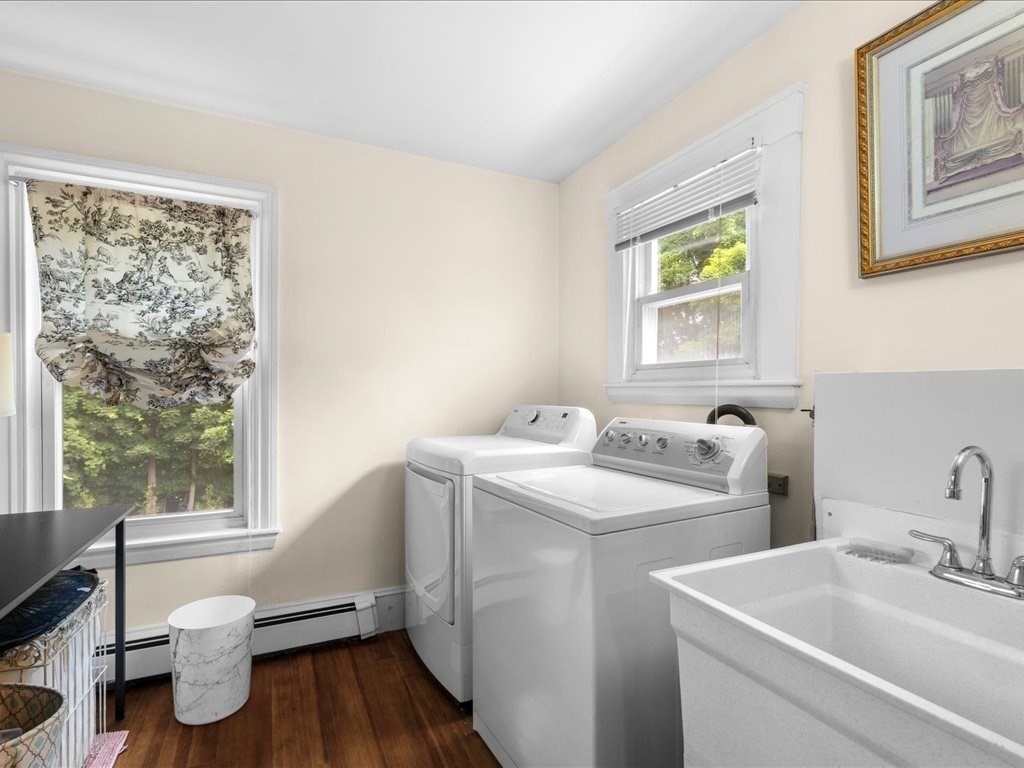 55 Dwight Street Dedham, MA 02026 - Photo 28 of 41 a utility room with dryer and washer