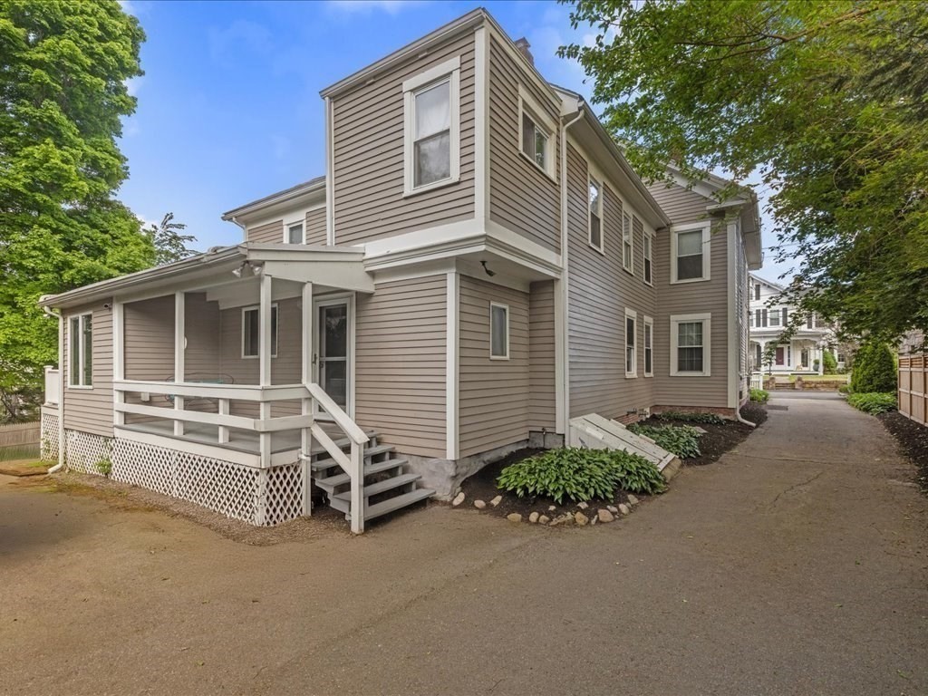 55 Dwight Street Dedham, MA 02026 - Photo 34 of 41 front view of a house with a street