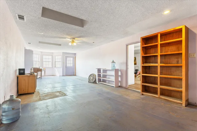 a view of livingroom with furniture and closet