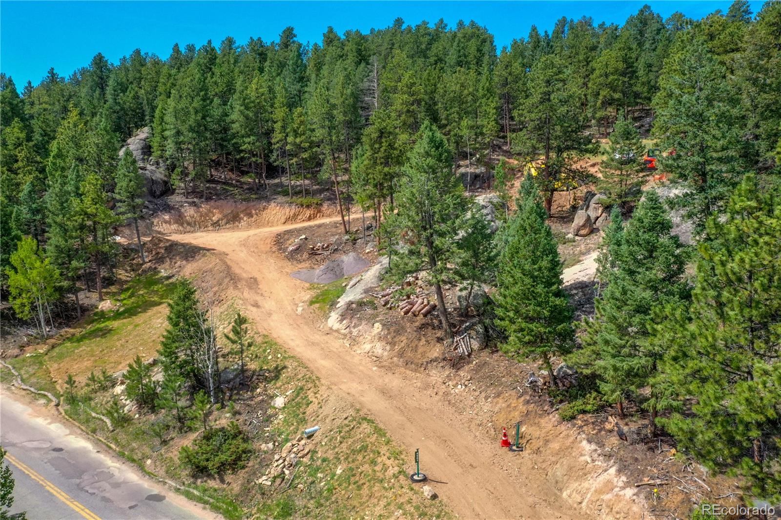 4501 County Road 72 Bailey, CO 80421 - Photo 14 of 23 a view of a yard with a tree