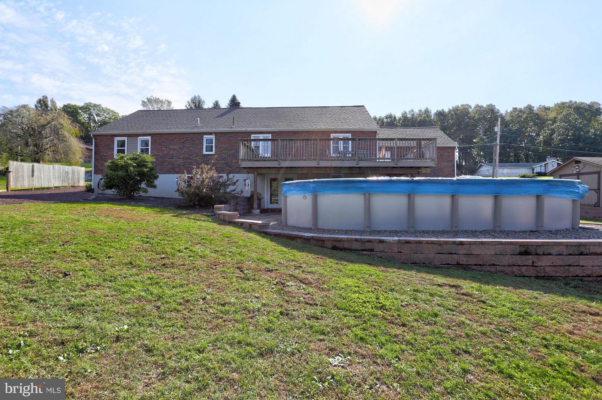 125 North Ridge Road Reinholds, PA 17569 - Photo 6 of 33 Rear View & Pool
