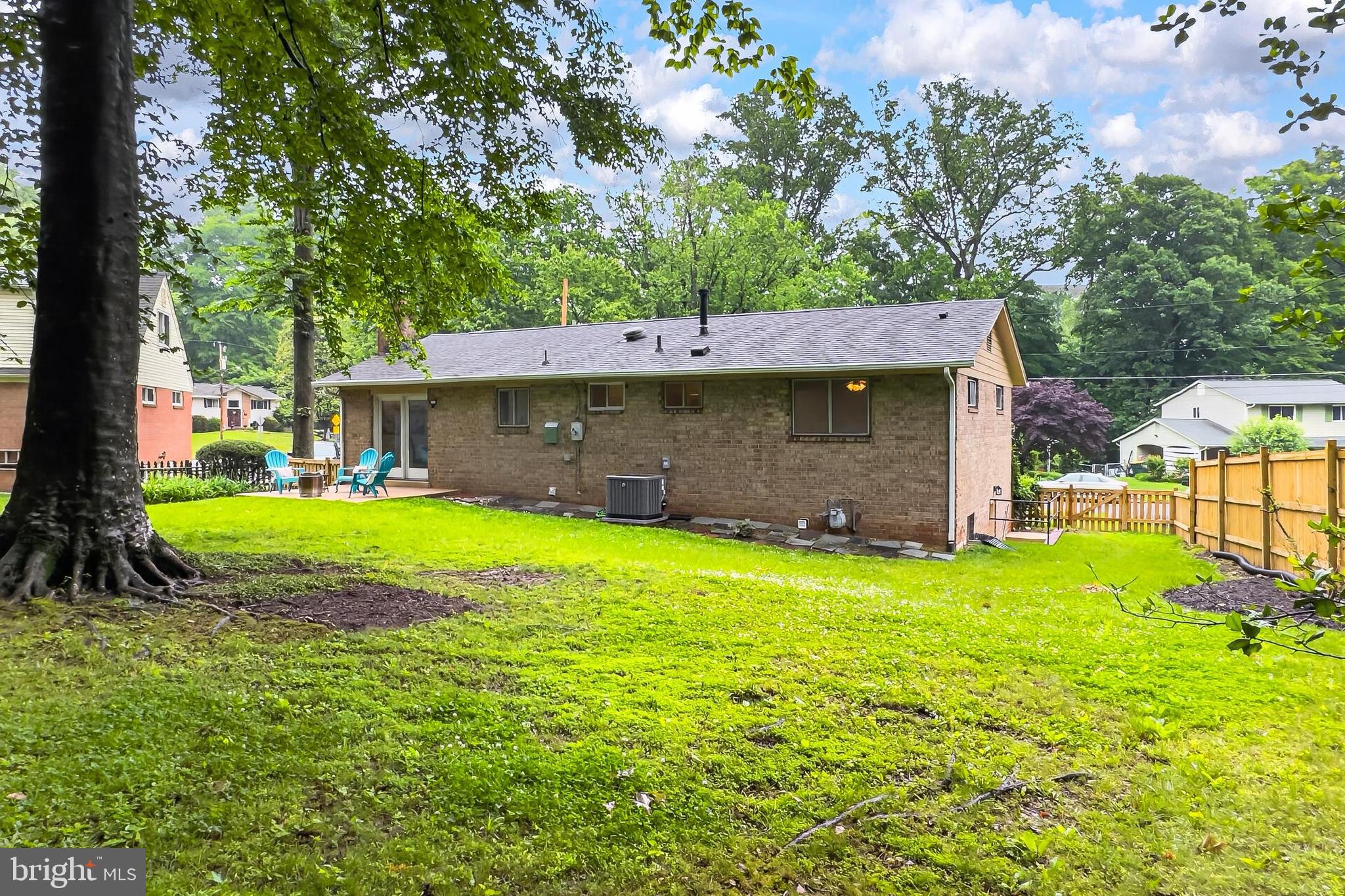 5502 Kempton Drive Springfield, VA 22151 - Photo 43 of 49 Relatively flat backyard