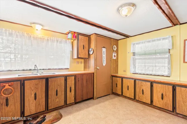 a view of a large window