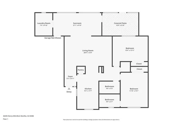 $279,900 | 26439 Cherry Hills Boulevard, Menifee, CA 92586