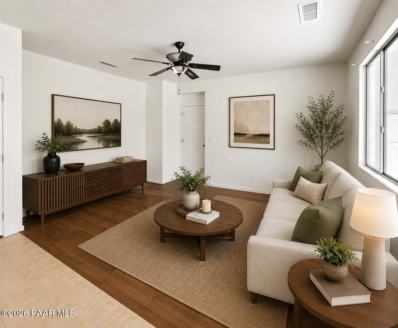 1867 North Swayback Road Prescott Valley, AZ 86314 - Photo 4 of 38 Living Room Virtual Staging