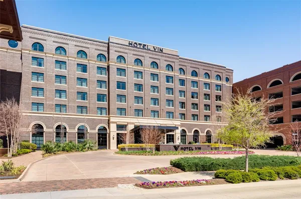 a front view of a building