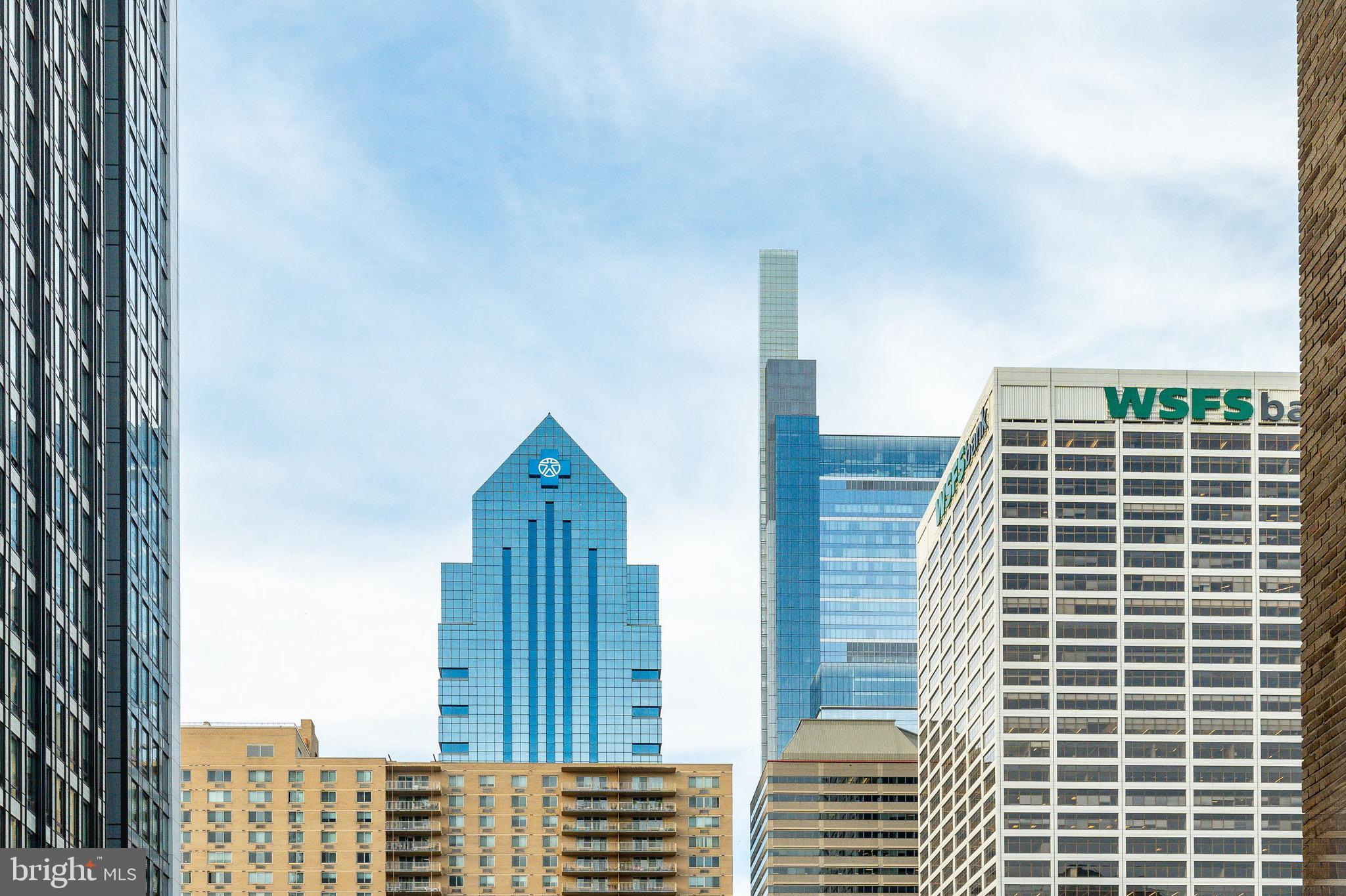 1901 Walnut Street, Unit 5E Philadelphia, PA 19103 - Photo 21 of 28 a view of a city with tall buildings