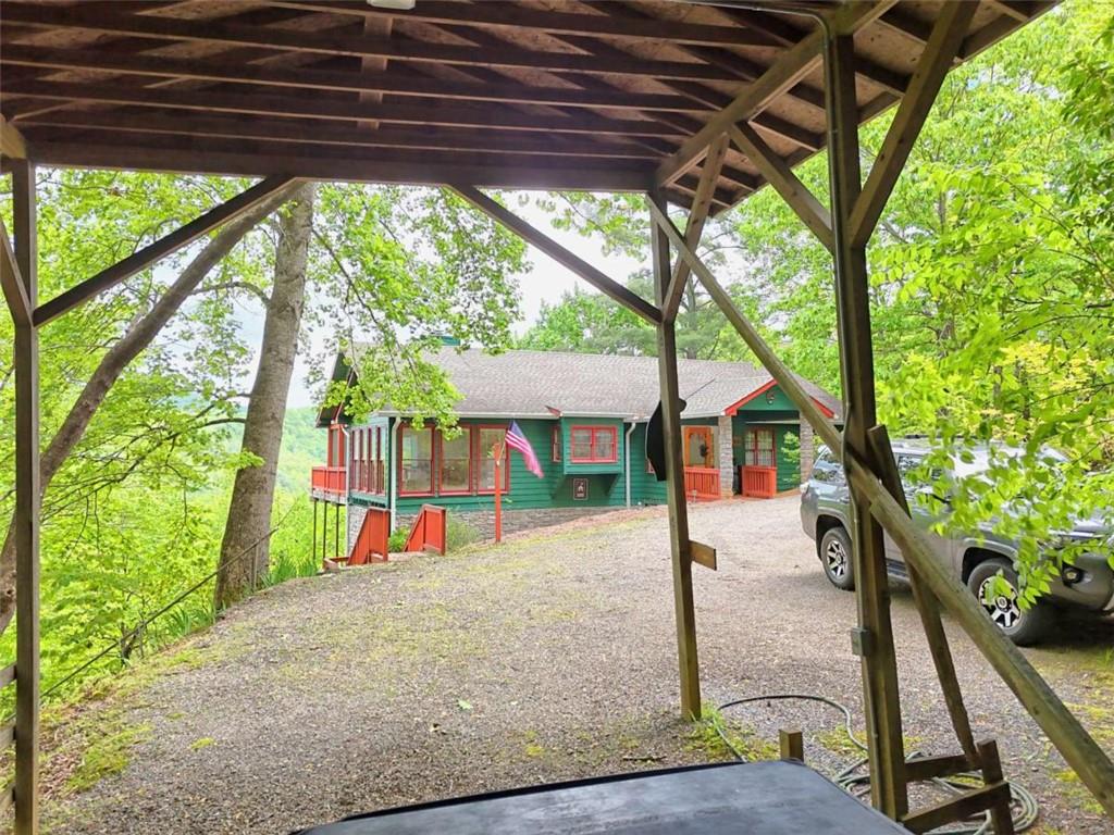 995 Glassy Mountain Road Hiawassee, GA 30546 - Photo 86 of 87 a view of outdoor space and deck