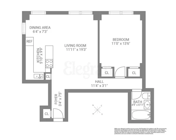 $545,000 | 195 Adams Street, Unit 6E | Downtown Brooklyn