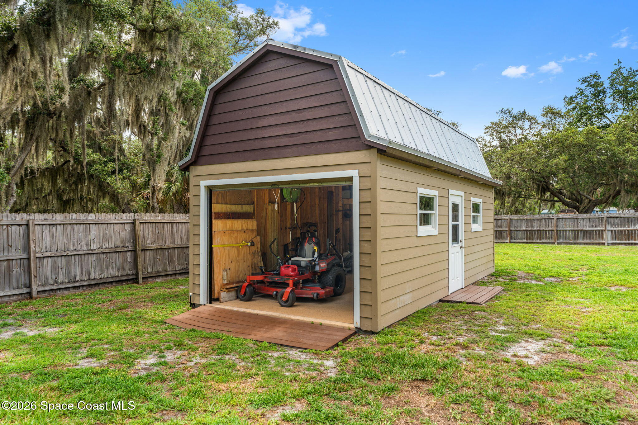3480 Turtle Mound Road Melbourne, FL 32934 - Photo 49 of 69 back shed 2
