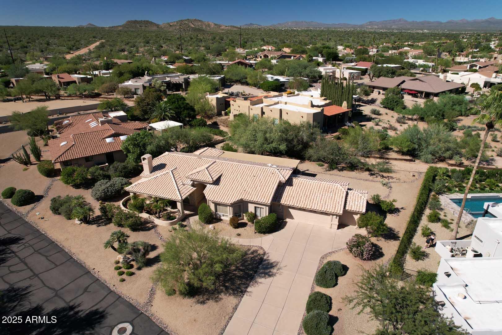 18510 East Leather Lane Rio Verde, AZ 85263 - Photo 63 of 67 an aerial view of multiple house