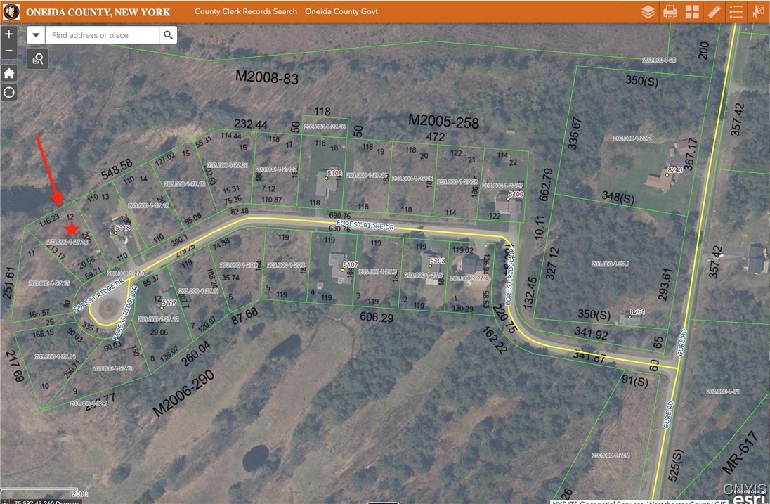 Lot 12 Forest Ridge Drive Rome, NY 13440 - Photo 6 of 6 County Clerk Records Search Tax Map