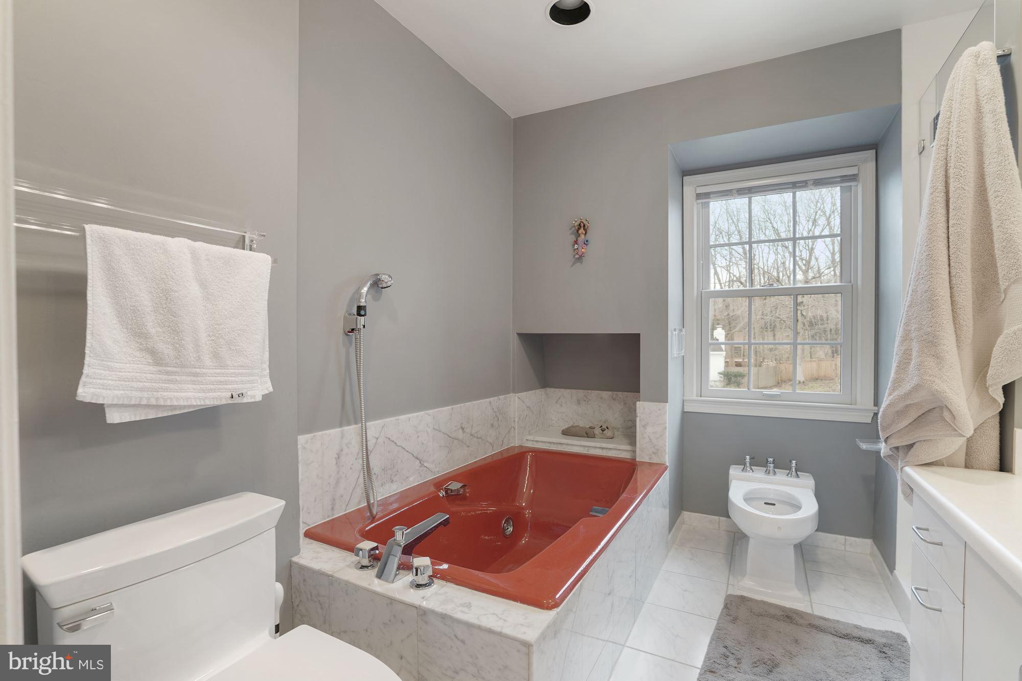 4062 Ridgeview Circle McLean, VA 22101 - Photo 14 of 56 Updated Primary Bath with luxury tub and bidet