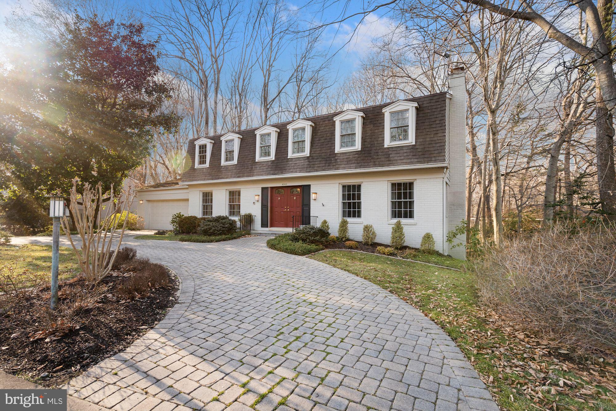 4062 Ridgeview Circle McLean, VA 22101 - Photo 53 of 56 Cobble paver circular driveway