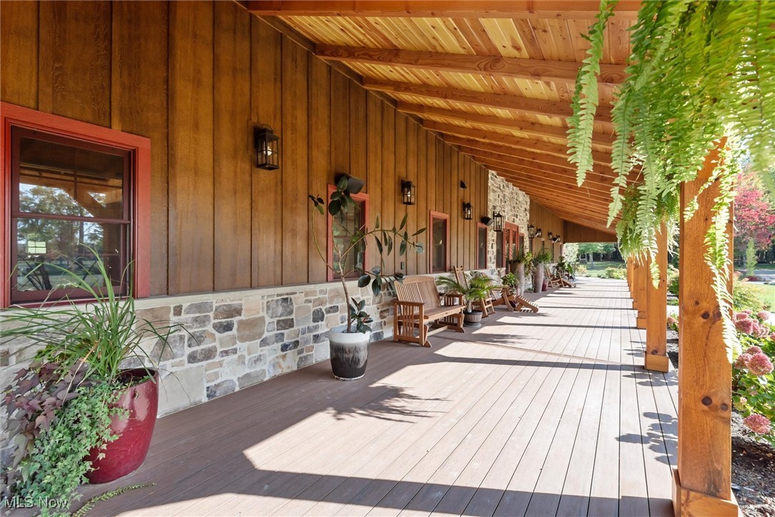 290 Townline Road Aurora, OH 44202 - Photo 5 of 50 View of wooden terrace