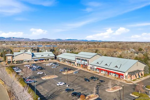 a view of a city from a terrace