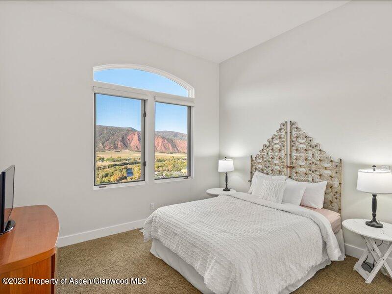 587 Hillcrest Drive Basalt, CO 81621 - Photo 32 of 57 Guest Bedroom Queen with a view
