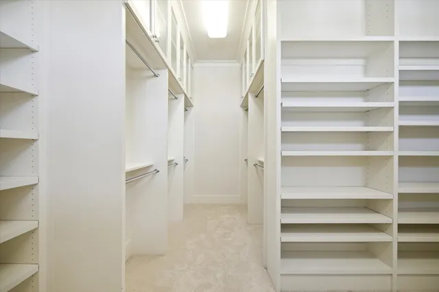 a view of walk in closet