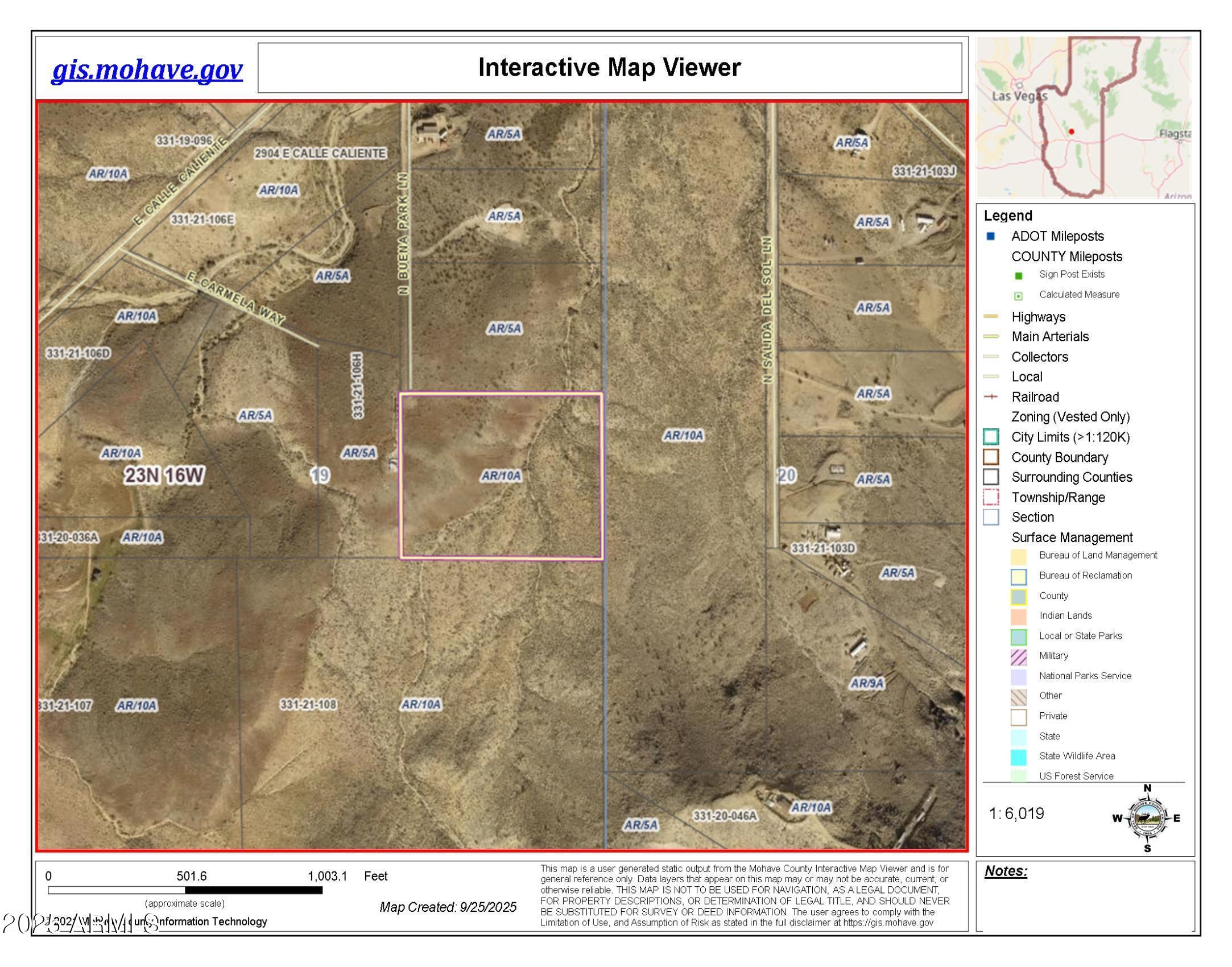 -xx North Buena Pk Lane Kingman, AZ 86409 - Photo 3 of 3 331-21-105B - GIS3