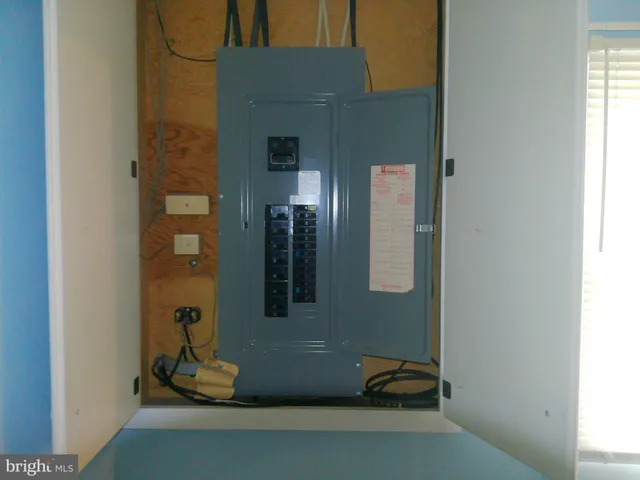 a utility room with a window