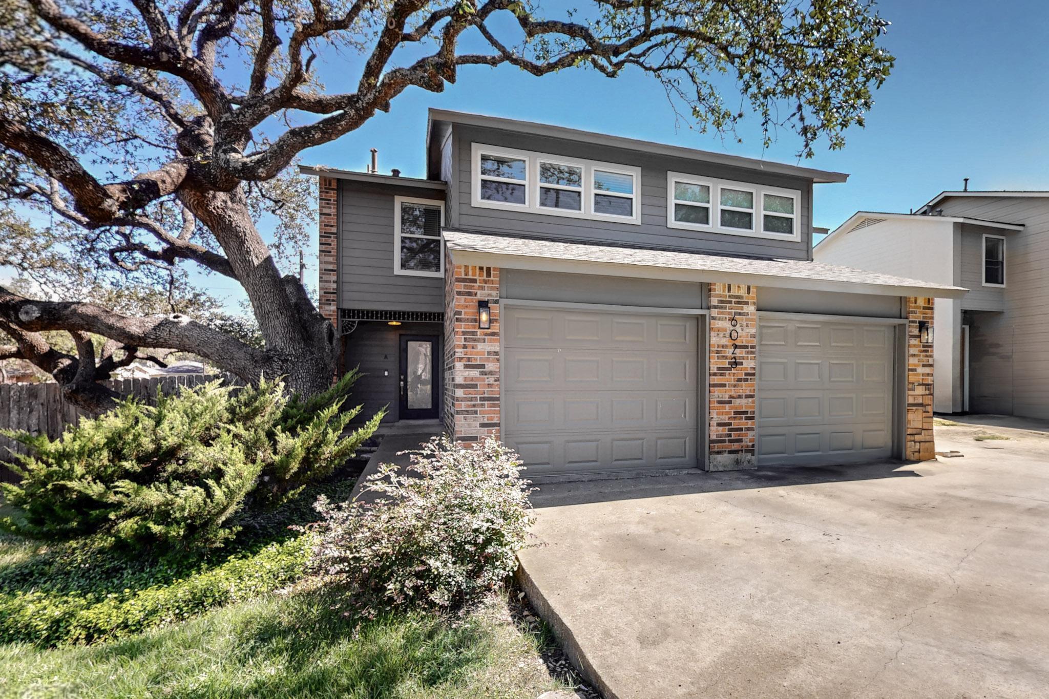 6023 Old Fredericksburg Road, Unit A Austin, TX 78749 - Photo 1 of 29 A well-maintained two story brick and siding duplex with a one-car garage and great curb appeal & owner to provide lawn care