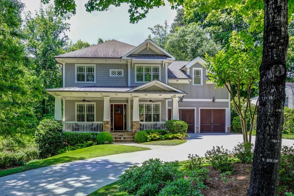 2662 North Thompson Road Northeast Brookhaven, GA 30319 - Photo 1 of 1 Custom Built & Craftsman Tailored Executive Home on Ashford's Best Street
